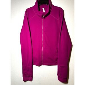 Under Armour All Season Gear Athletic Jacket Womens XL Pink Performance Full Zip